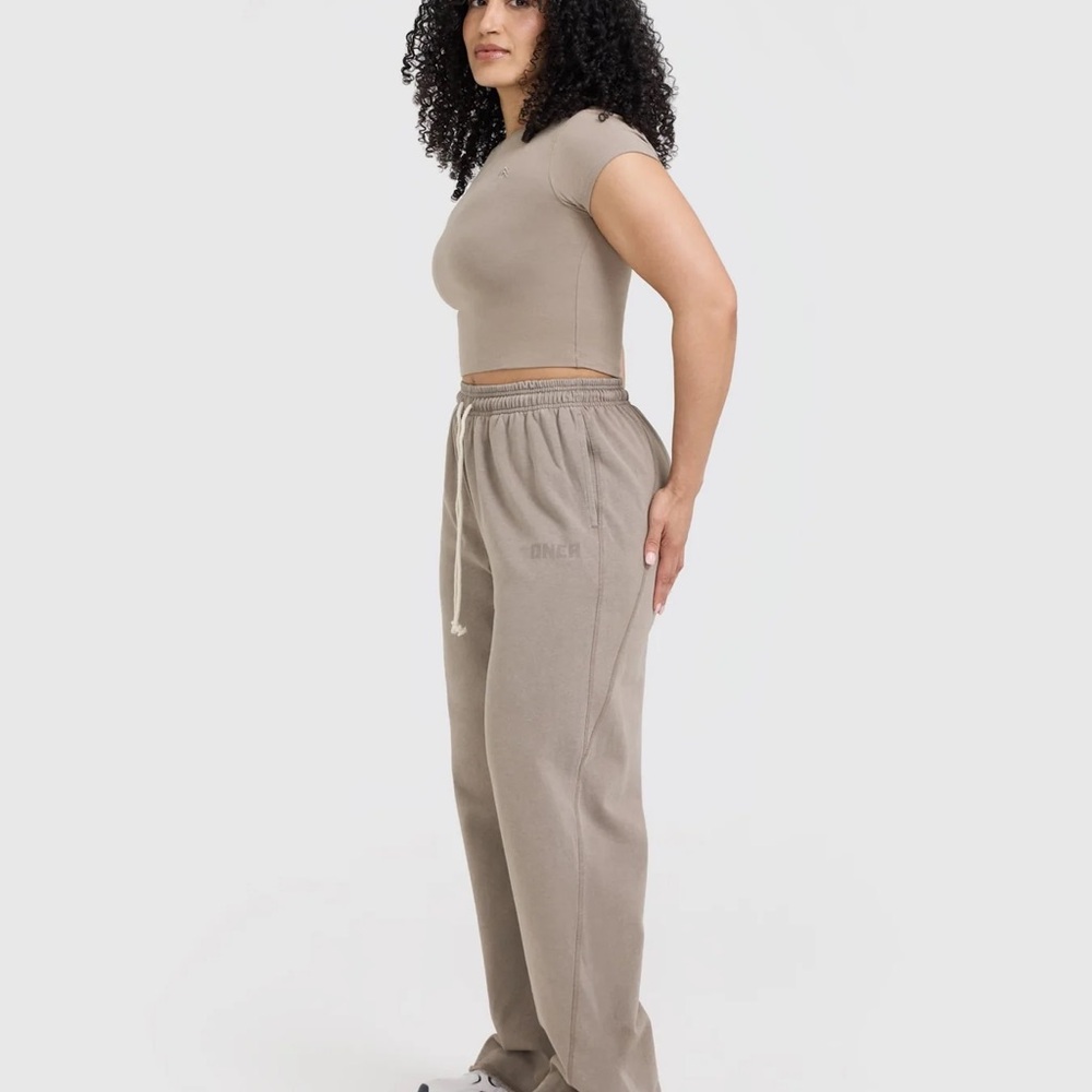 Oner active Raw Lounge Wide Leg Joggers | Minky - S - Short - Picture 5 of 5
